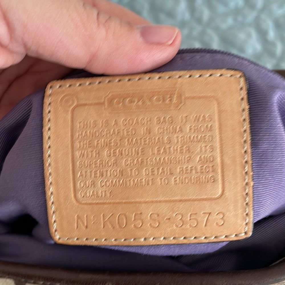 Coach patchwork Crossbody bag - Picture 4 of 9